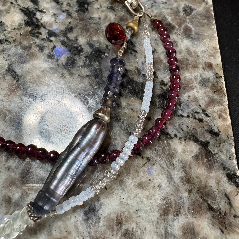 Authentic Sundance Multi-Strand Gemstone & Baroqu… - image 6